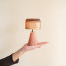 Draadloze Tafellamp Ribbel Glas Terra - Things I Like Things I Love