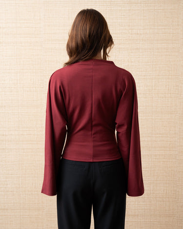 Drapy Top Bordeaux - Things I Like Things I Love