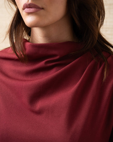 Drapy Top Bordeaux - Things I Like Things I Love