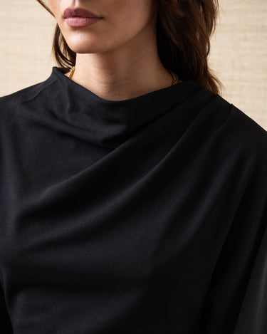 Drapy Top Zwart - Things I Like Things I Love