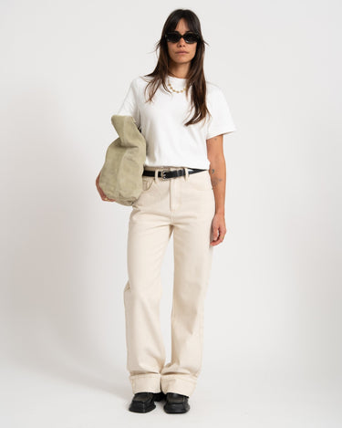 Dune Belt Silver Buckle Black - Things I Like Things I Love