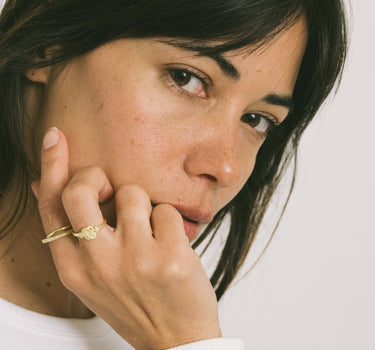 Duo Band Ring Gold - Things I Like Things I Love