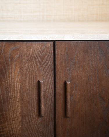 Dutchbone – Cabinet Arda Walnut Travertine - Things I Like Things I Love