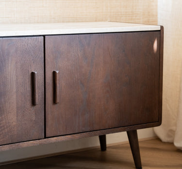 Dutchbone – Cabinet Arda Walnut Travertine - Things I Like Things I Love