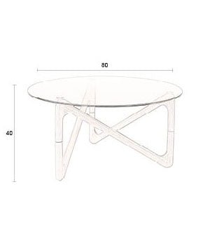 Dutchbone - Coffee Table Naia Walnut - Things I Like Things I Love