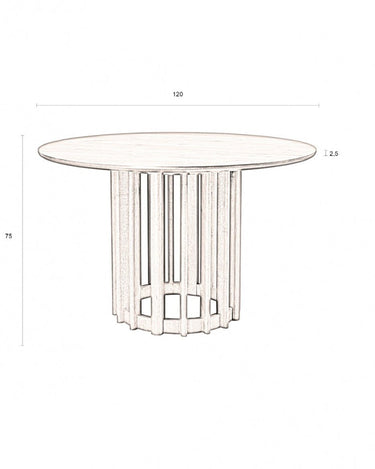 Dutchbone - Dining Table Barlet Walnut - Things I Like Things I Love