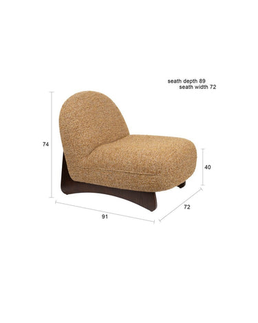 Dutchbone Fauteuil Loom Bruin - Things I Like Things I Love