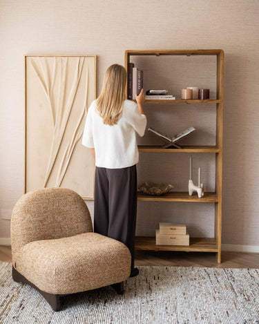 Dutchbone Fauteuil Loom Bruin - Things I Like Things I Love