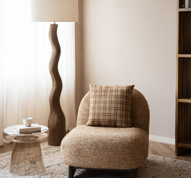 Dutchbone Fauteuil Loom Bruin - Things I Like Things I Love