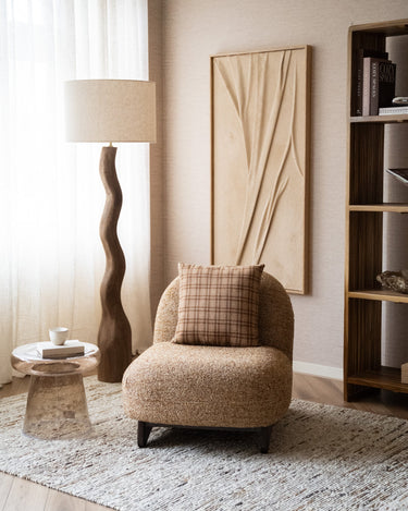 Dutchbone Fauteuil Loom Bruin - Things I Like Things I Love