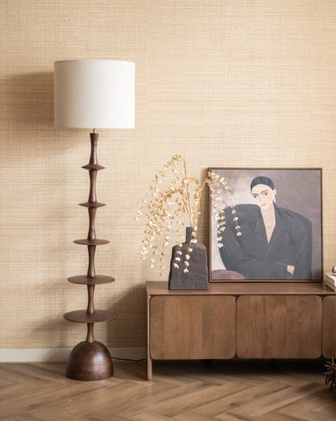 Dutchbone Floor Lamp Cath Walnut - Things I Like Things I Love