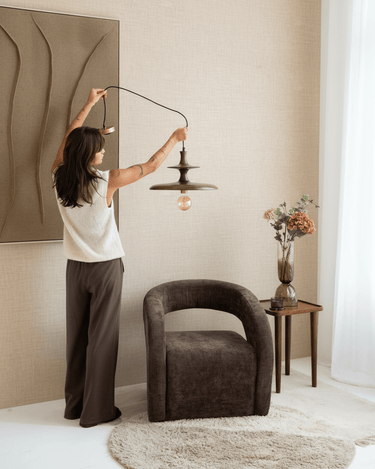 Dutchbone - Pendant Lamp Cath Walnut - Things I Like Things I Love