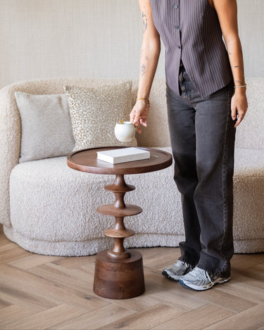 Dutchbone - Side Table Cath Walnut - Things I Like Things I Love