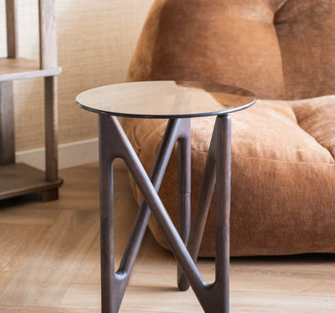 Dutchbone - Side Table Naia Walnut - Things I Like Things I Love