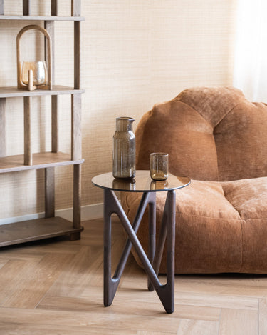 Dutchbone - Side Table Naia Walnut - Things I Like Things I Love