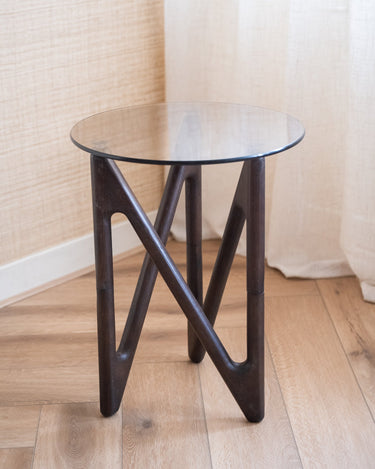 Dutchbone - Side Table Naia Walnut - Things I Like Things I Love