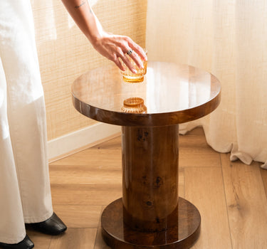 Dutchbone - Side Table Quinn Walnut - Things I Like Things I Love