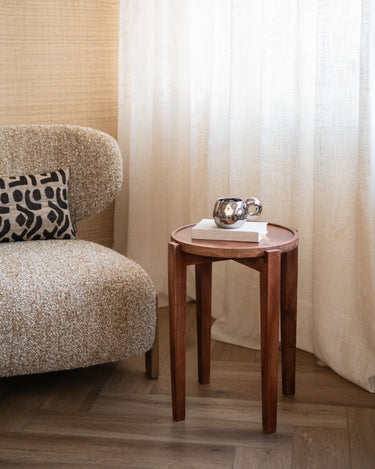 Dutchbone - Side Table Shane Acacia Wood - Things I Like Things I Love