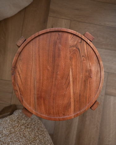 Dutchbone - Side Table Shane Acacia Wood - Things I Like Things I Love
