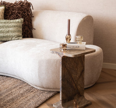 Dutchbone Side Table Tura Marble - Things I Like Things I Love