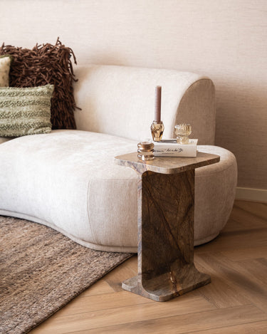 Dutchbone Side Table Tura Marble - Things I Like Things I Love