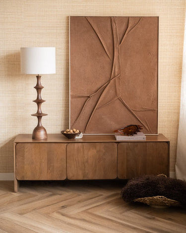 Dutchbone - Table Lamp Cath Walnut - Things I Like Things I Love