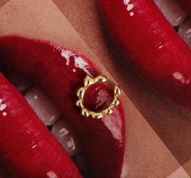 Earcuff Rounds Gold - Things I Like Things I Love