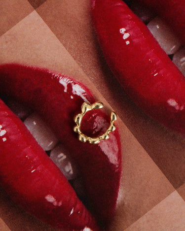 Earcuff Rounds Gold - Things I Like Things I Love