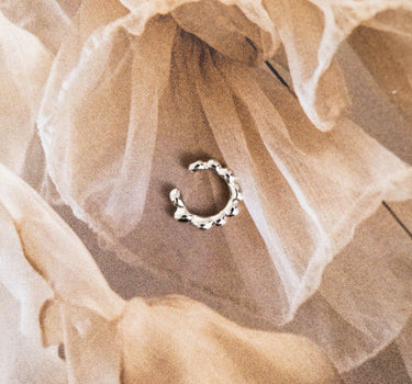 Earcuff Rounds Silver - Things I Like Things I Love