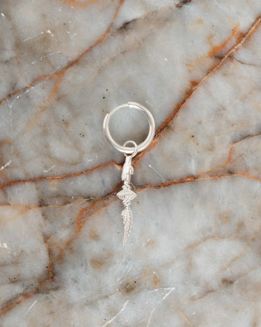 Earrings Eyecatcher Hoop Silver - Things I Like Things I Love