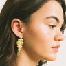 Earrings Greek Elegance Hoop Gold - Things I Like Things I Love