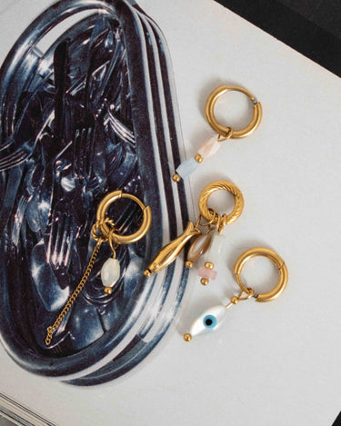 Earrings Ocean Terra Hoop Gold - Things I Like Things I Love