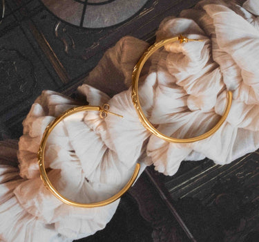 Earrings Sunlight Hoop Gold - Things I Like Things I Love