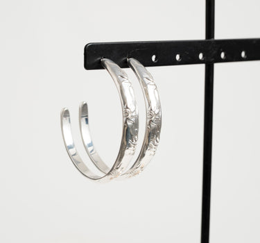 Earrings Sunlight Hoop Silver - Things I Like Things I Love