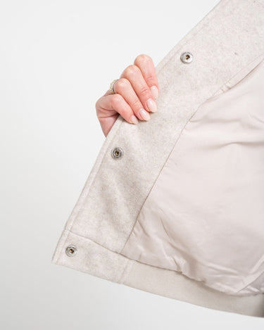 Eddi Bomber Jacket Silver Lining - Things I Like Things I Love