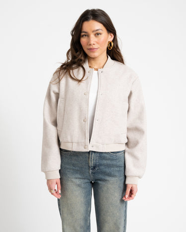 Eddi Bomber Jacket Silver Lining - Things I Like Things I Love