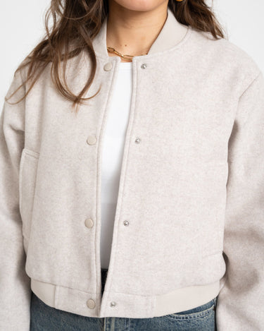 Eddi Bomber Jacket Silver Lining - Things I Like Things I Love