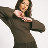 Eden Wide Sleeve Top Chocolate Brown - Things I Like Things I Love