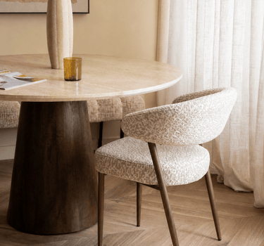Eetkamerstoel Sil Pattern Beige - Things I Like Things I Love