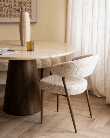 Eetkamerstoel Sil Pattern Beige - Things I Like Things I Love