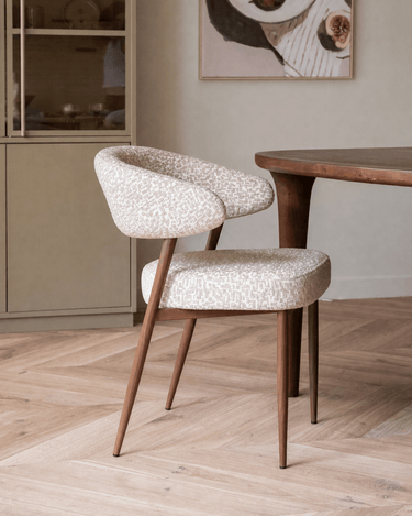 Eetkamerstoel Sil Pattern Beige - Things I Like Things I Love