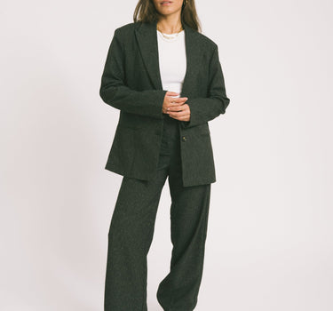 Ellis Structures Pants Black Salt pepper - Things I Like Things I Love