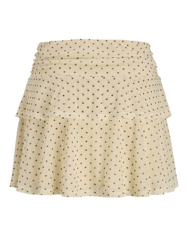Elvira Mesh Layered Skirt Polkadot - Things I Like Things I Love