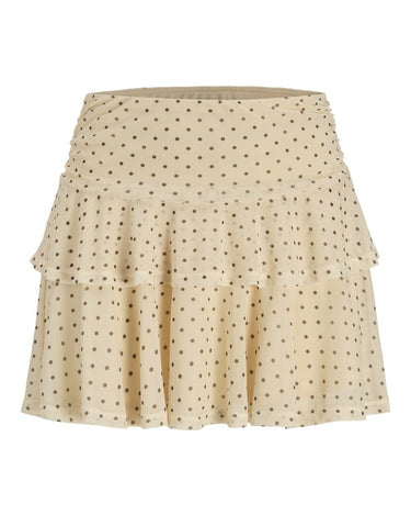 Elvira Mesh Layered Skirt Polkadot - Things I Like Things I Love