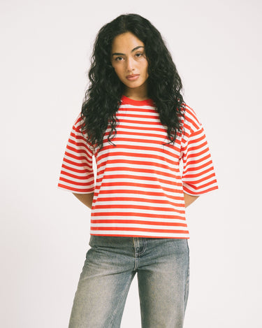 Ember Stripe Sweat Tomato - Things I Like Things I Love