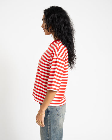 Ember Stripe Sweat Tomato - Things I Like Things I Love