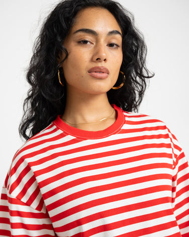Ember Stripe Sweat Tomato - Things I Like Things I Love