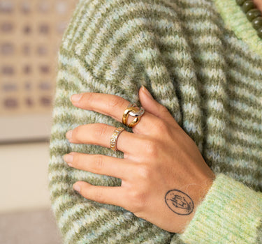 Embrace Bicolor Ring Gold Silver - Things I Like Things I Love