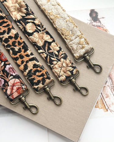 Embroidered Phone/Bag Cord Long Golden - Things I Like Things I Love