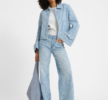 Embroidery Jeans Blue - Things I Like Things I Love